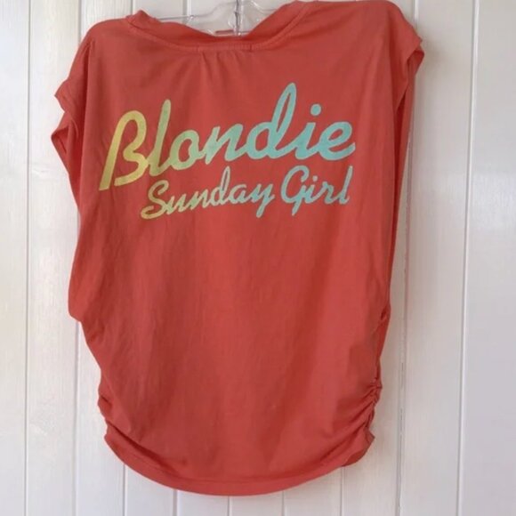 Daydreamer Coral Blondie Graphic Tee XS $100 - Picture 3 of 4